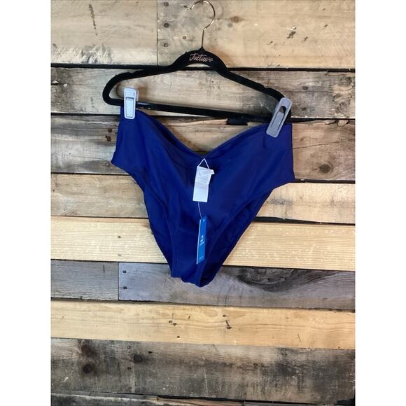 Cupshe Women’s Bikini Bottoms Navy Size Large - Picture 1 of 2
